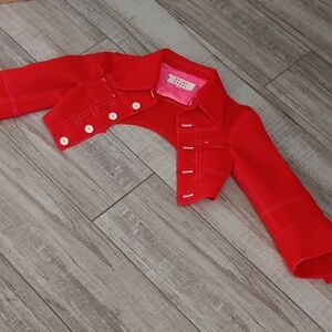 SHIRO SAKAI..SHRUG/JACKET..NEOPRENE..MEDIUM